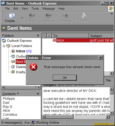 error displaying image